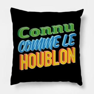 Connu comme le houblon Pillow