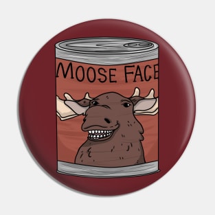 Can o' Moose Face Pin