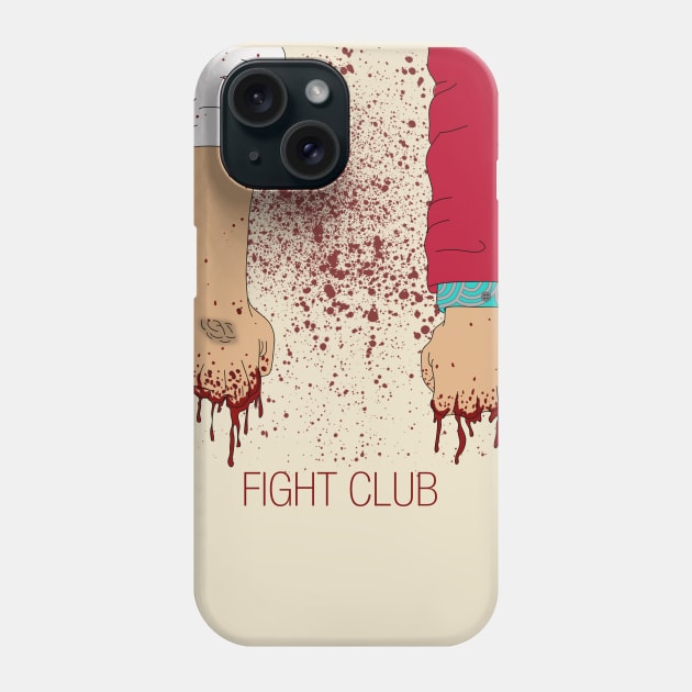 Fight Club Fist Phone Case by RedSheep