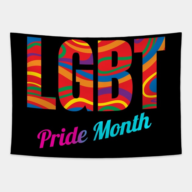 Logo For The LGBTQ and LGBT Pride Month Tapestry by SinBle