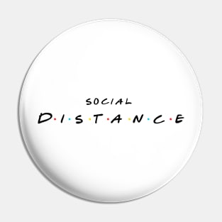 Social Distance TV Show Pin