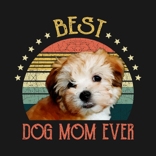 Womens Best Dog Mom Ever Havanese Mothers Day Gift by gussiemc