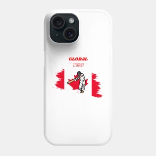 Global T20 Canada with Canada Flag Phone Case