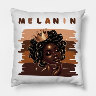 Shades Of Melanin Queen Pillow