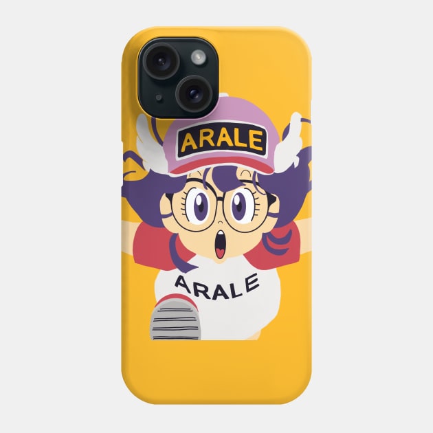 Arale chan running Phone Case by Chill Studio