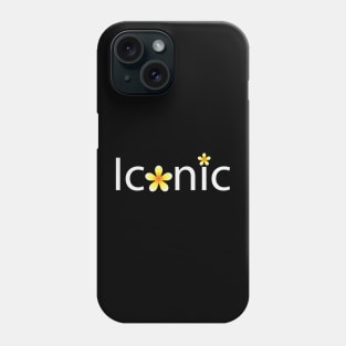 Iconic artistic text design Phone Case