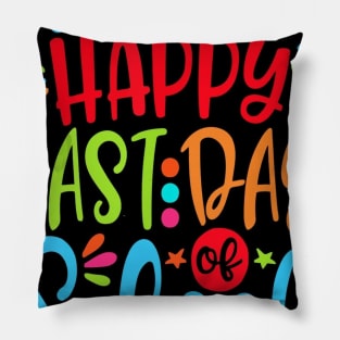 Last Day Of School Slogan Pillow