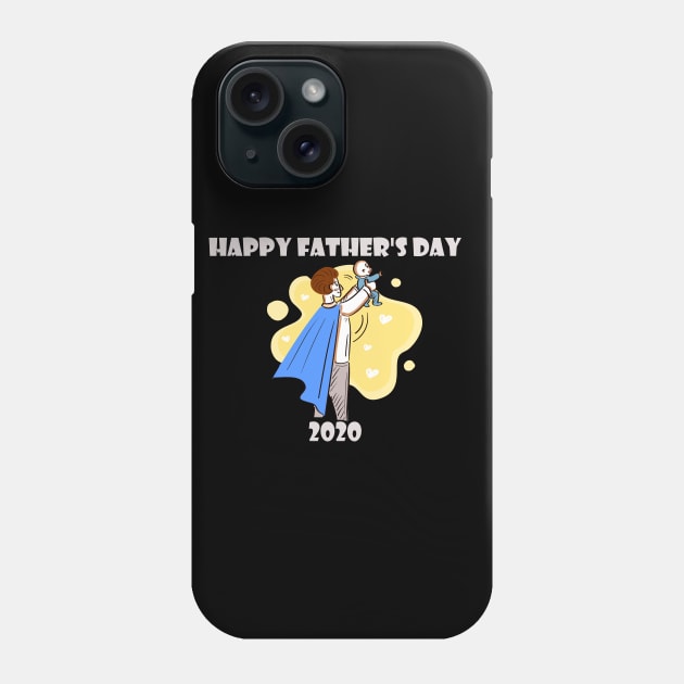 Happy Fathers day 2020 Phone Case by Linda Glits