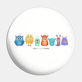 cute little monster collection Pin