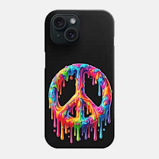 Melting Peace sign Designe #9 Phone Case