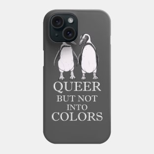 Queer But Not Into Colors - Humboldt Penguins - Gay Penguins Phone Case