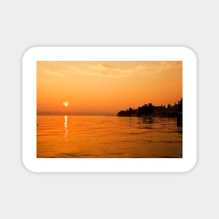 Sirmione Sunset over Lake Garda Magnet