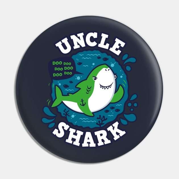 Uncle Shark (trace) Pin by Olipop