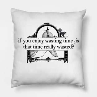 time rules Pillow