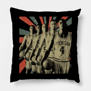 Fab Five || Basketball Pillow