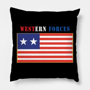 Flag - Western Forces - 2 Star Flag w Txt Pillow