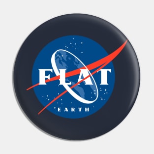 Flat Earth Pin