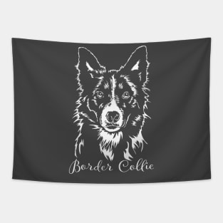 Funny Border Collie herding dog lover Tapestry