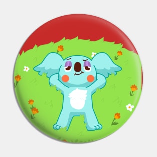 Koala Relaxing Funny Pin