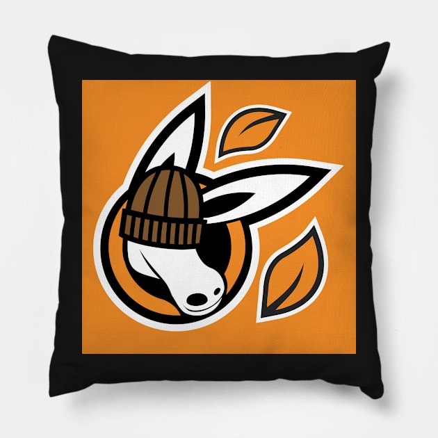 MOULE Head Logo Autumn Style Pillow by MOULE