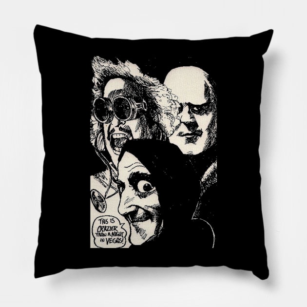 this is crazier than a night in VEGAS !! Pillow by anubis official