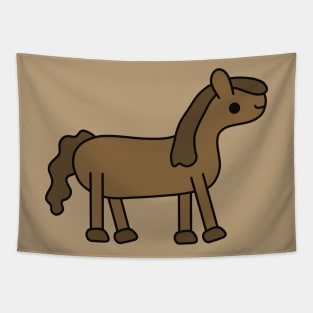 Cute Kawaii Horse Tapestry