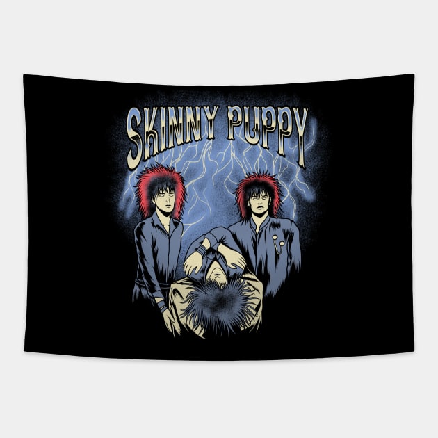 Skinny Puppy -  Original Fan  Design Tapestry by margueritesauvages