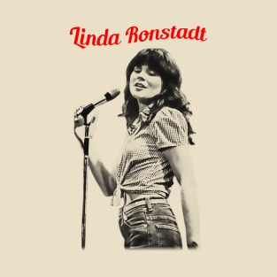 linda ronstadt visual art T-Shirt