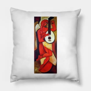 Red Lute Pillow