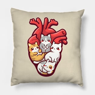 Cat Lover Anatomy Pillow