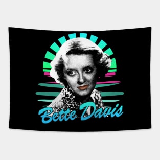 Bette davis / Sunset retro 80s Tapestry