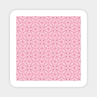 Pink stylized pattern in modern colors of current trends Magnet