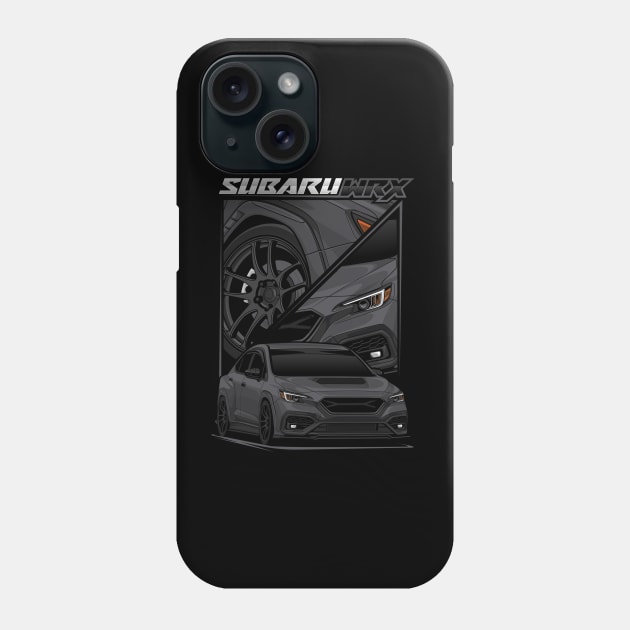 VB WRX in Magnetite Gray Phone Case by RetroWRX Inc.