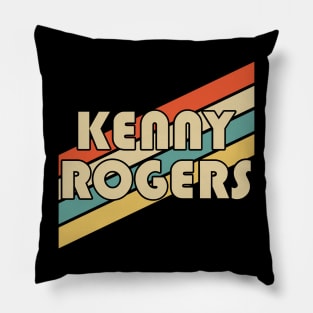 Vintage 80s Kenny Rogers Pillow