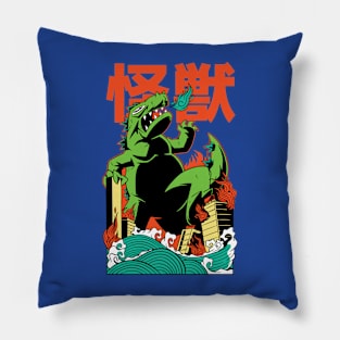 Japanese Style Kaiju Monster Manga Pillow