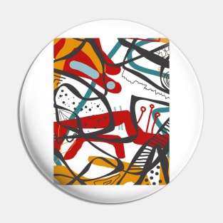 colourful abstract style design Pin