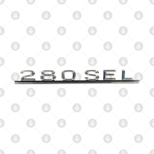 Mercedes Benz 280SEL Emblem Merchandise W108 W109 by PauHanaDesign