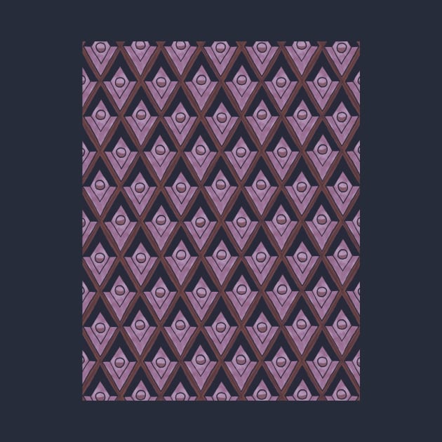 Purple Mosaic Tiles by Obstinate and Literate