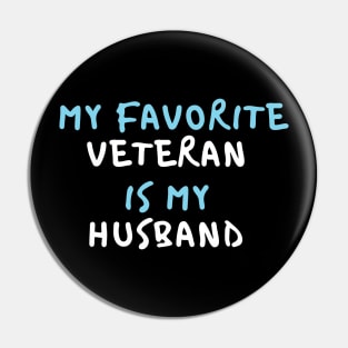 Proud Veteran Wife Pin