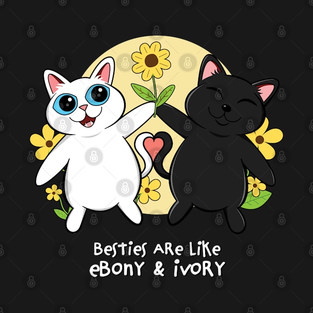 Besties Are Like Ebony and Ivory by leBoosh-Designs