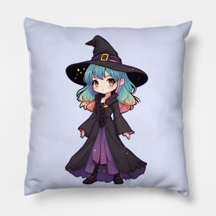 Cute anime witch design Pillow