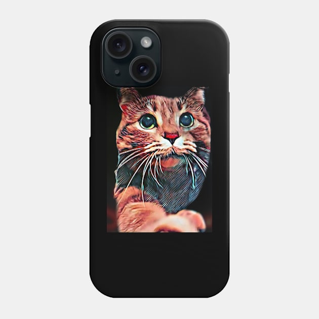 Chonky kitty Phone Case by NEED.SARAHTONIN