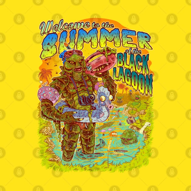 Summer of the Black lagoon by KKTEE