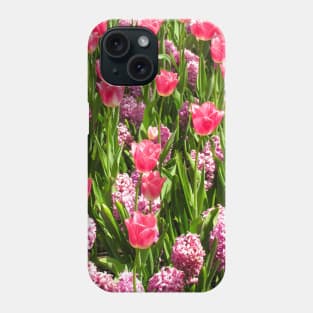 Pink Tulips, Keukenhof Tulip Festival, Holland Phone Case