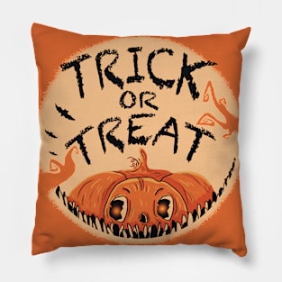 Scary Pumpkin Night Pillow