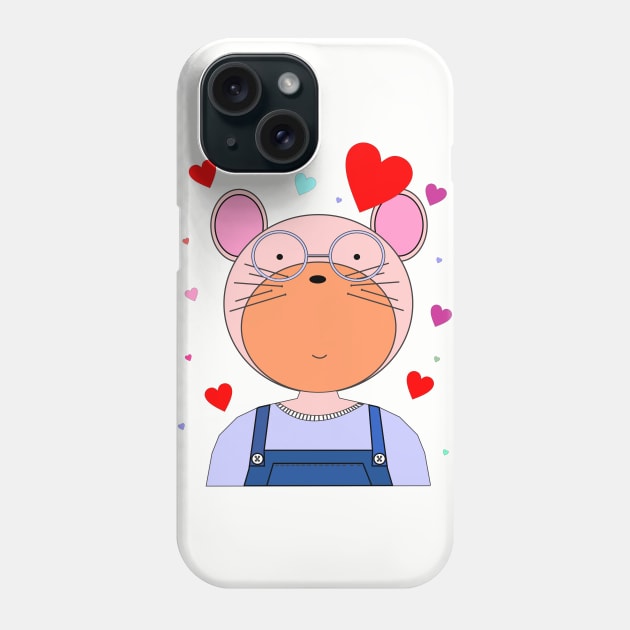 bear cute Phone Case by Carolina Cabreira