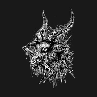 goat knife dark art T-Shirt