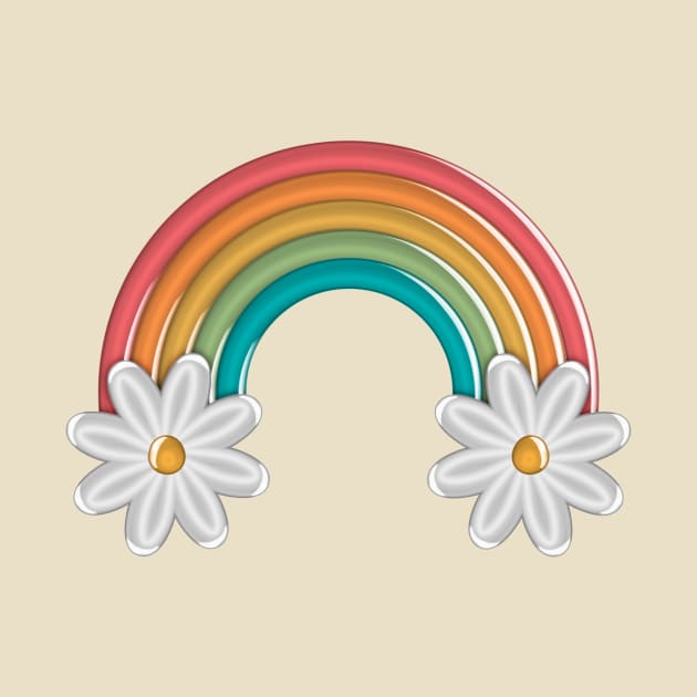 Rainbow Flower by Designed-by-bix