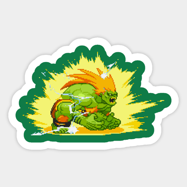 Street Fighter 6 Blanka Sticker for Sale by Stylish-Geek