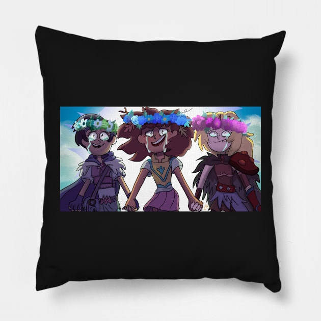 The Hardest Thing (Amphibia) Pillow by TheCreativelyC